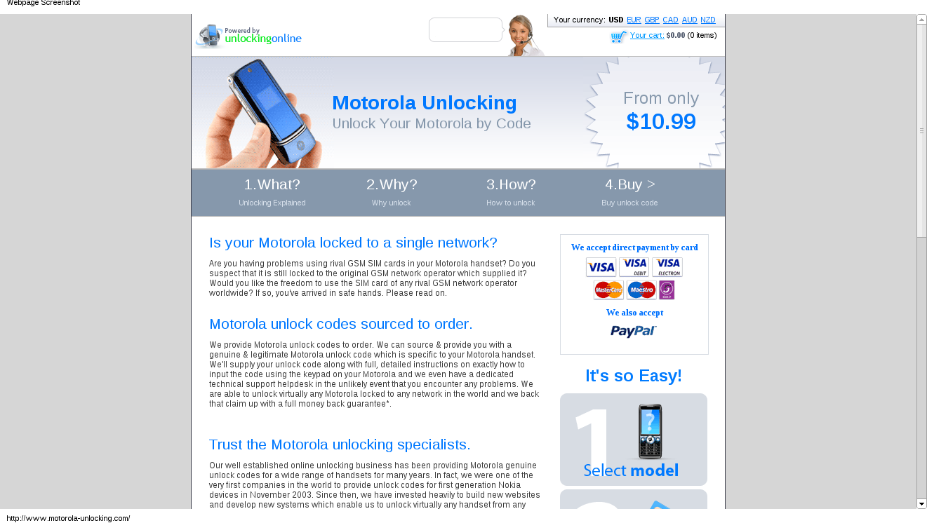 Network unlocking